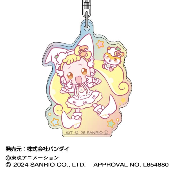 『おジャ魔女どれみ×サンリオキャラクターズ』アクリルキーホルダー オーロラTYPE  06 ハナ×コロコロクリリン